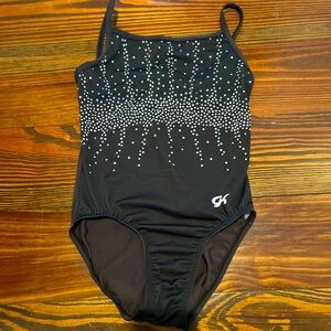 Black and white GK leotard, children’s large